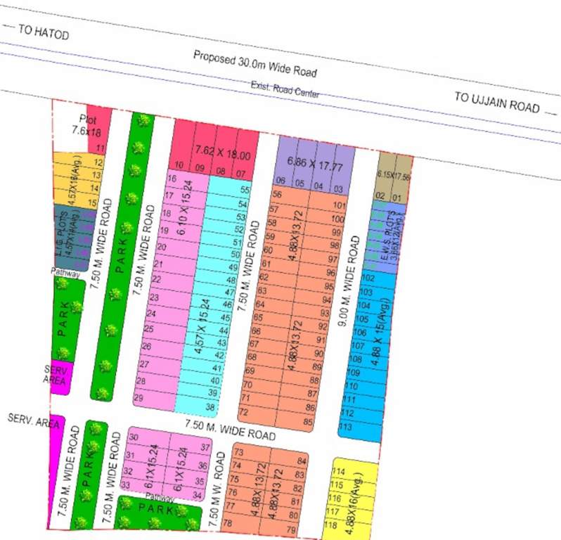  rudraaksh pride Layout Plan