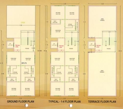Shree HarikrushnaPark Cluster Plan from 1st to 4th Floor shree-harikrushnapark Shree HarikrushnaPark Cluster Plan from 1st to 4th Floor
