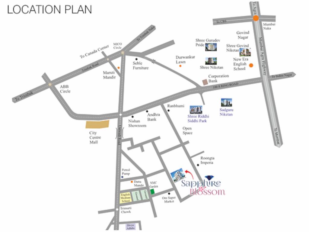  sapphire blossom Location Plan