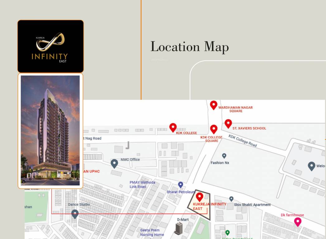 infinity east Location Plan