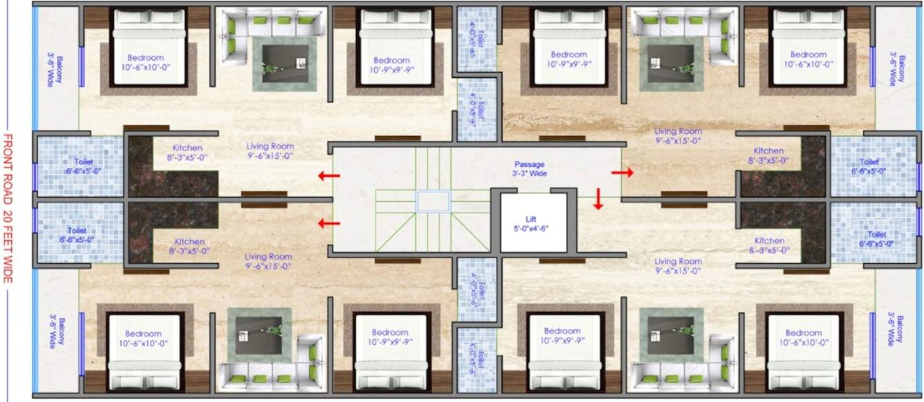  affordable and luxury homes Affordable and Luxury Homes Cluster Plan