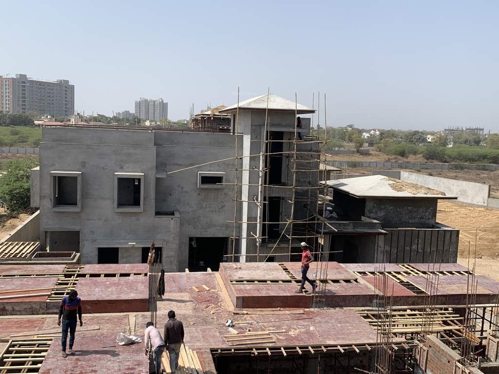  anurita bungalows Construction Status Feb 22