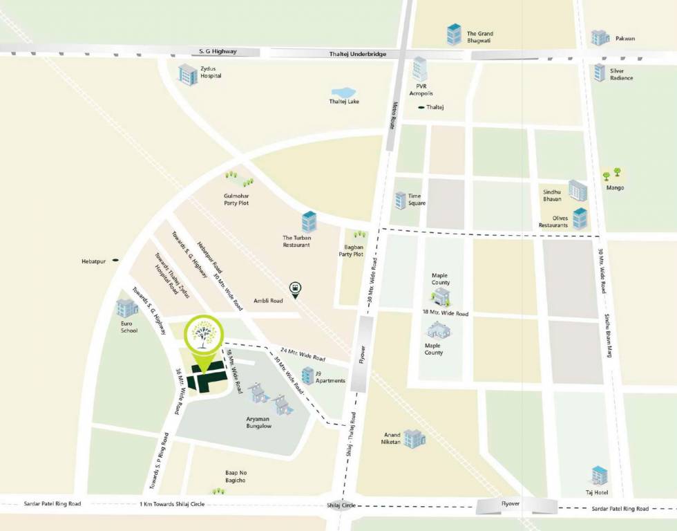  anurita bungalows Location Plan