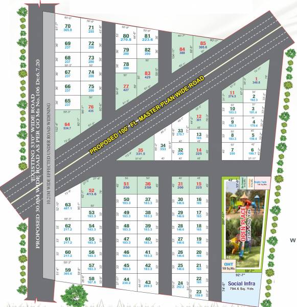  srinivasa-nilaya Layout Plan