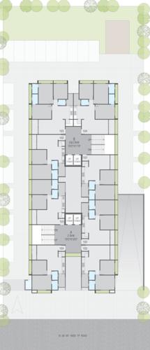  girivar-greens Block A+B Cluster Plan from 1st to 13th Floor