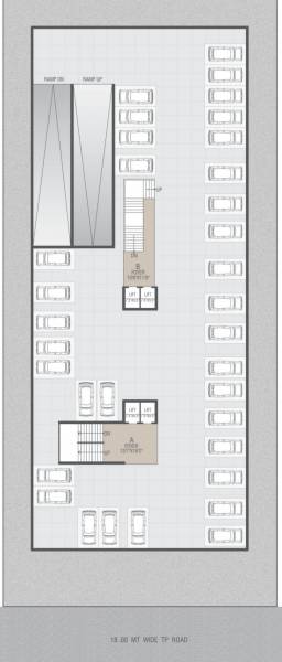  girivar-greens Cluster Plan For Second Basement Parking