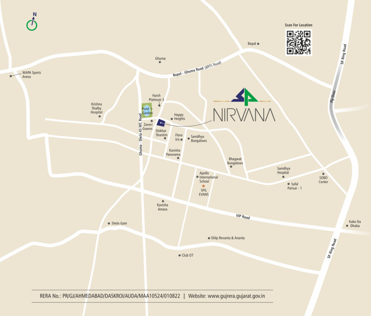  sp nirvana Location Plan