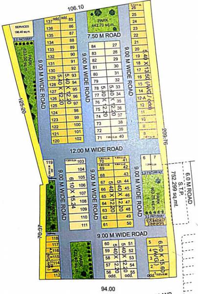 Layout Plan shubhangan-ext Layout Plan