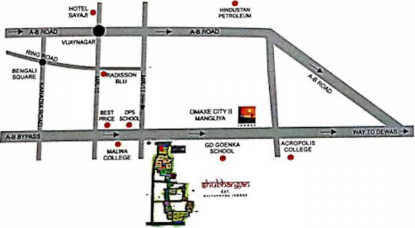 Location Plan shubhangan-ext Location Plan