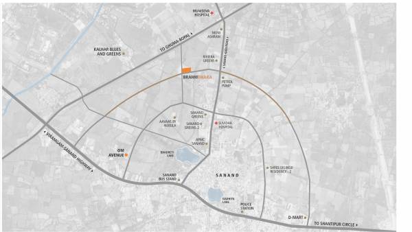  brahmdhara-residency Location Plan
