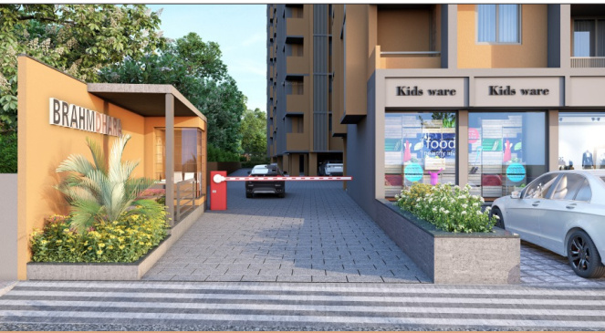  brahmdhara residency Entrance Gate Security Cabin