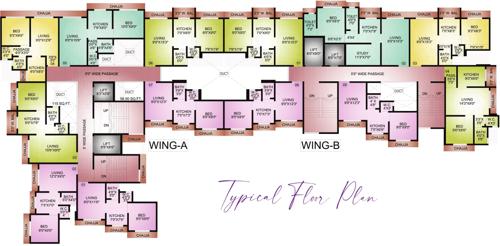  avenue-210 Unique Avenue 210 A Wing Cluster Plan from 1st to 19th Floor