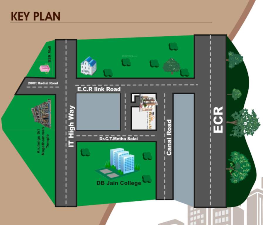  sai nikethan Location Plan