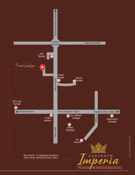  aadinath-imperia Location Plan