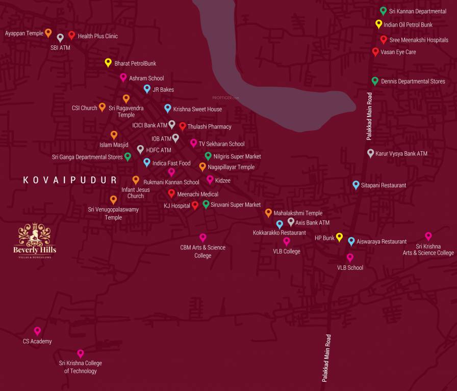  beverly hills Location Plan