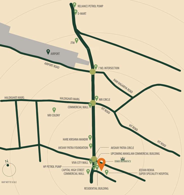  times residency Location Plan
