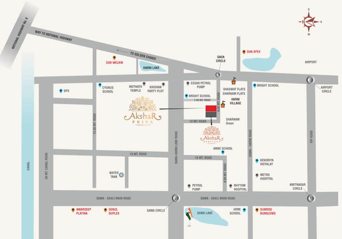  akshar priva Location Plan