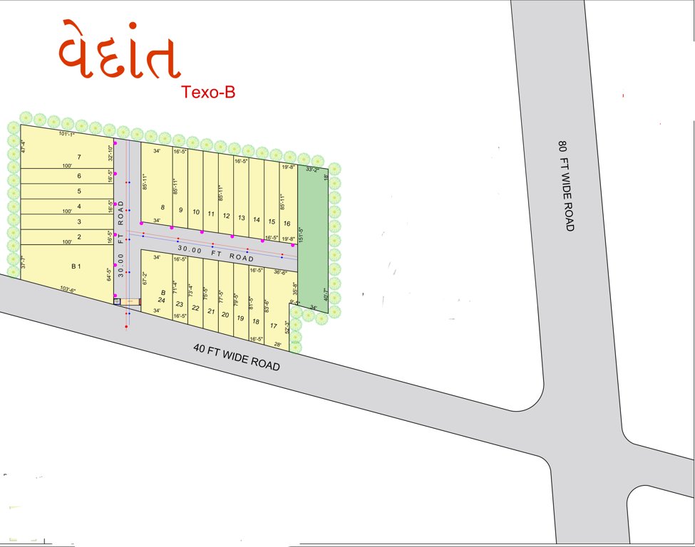 vedant texo b Layout Plan