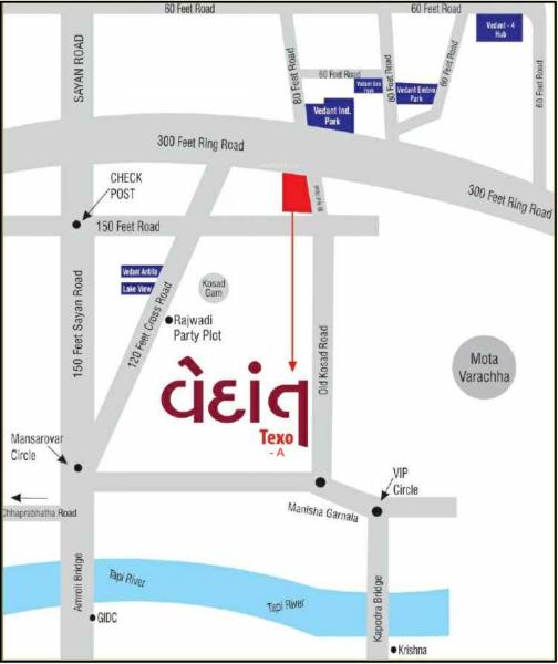  vedant-texo-b Location Plan