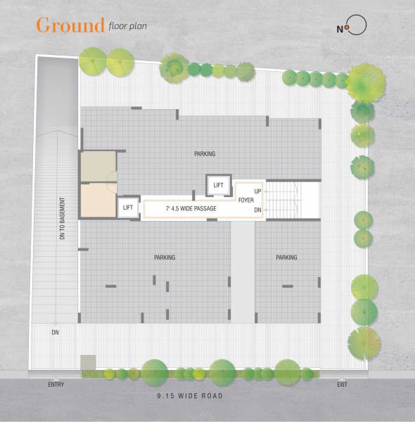  samanvay Block A Cluster Plan for ground Floor