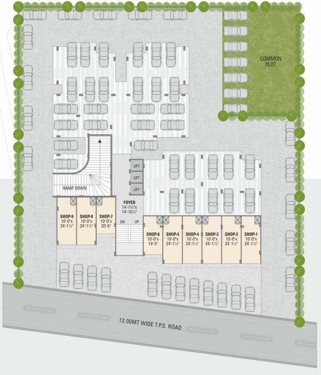  altezza One Cluster Plan For Ground Floor