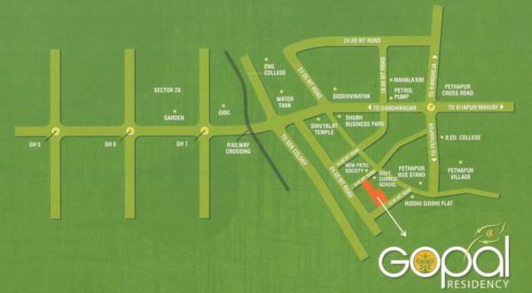  gopal-residency Location Plan