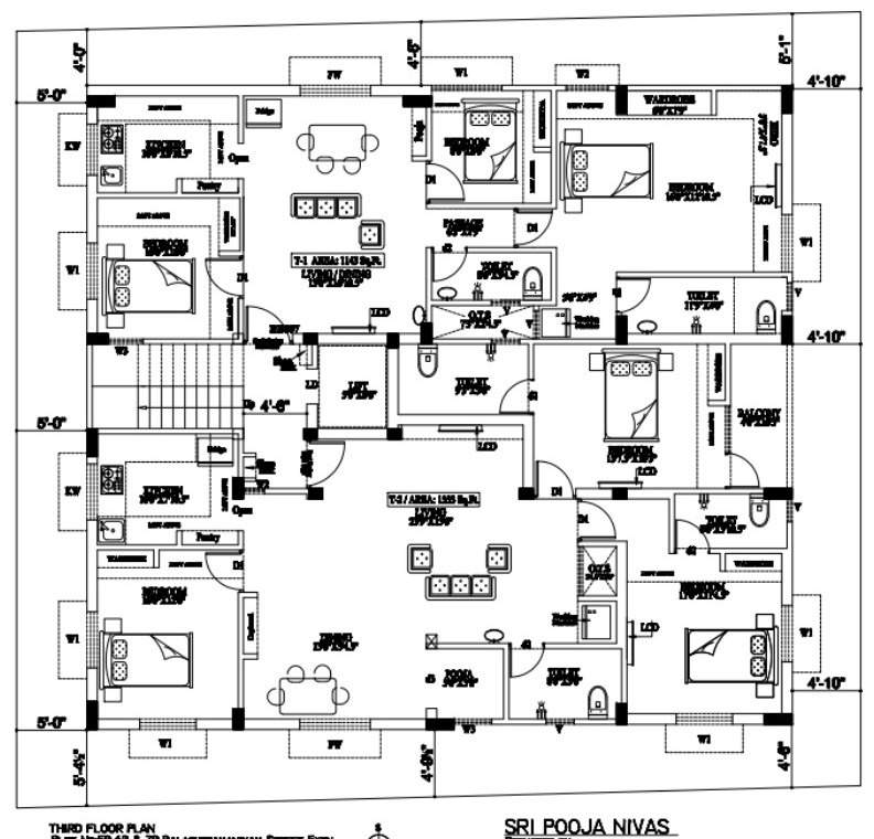  sri pooja nivas Sri Pooja Nivas Cluster Plan