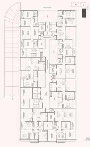  mithila-at-aaryavarta Building -4 Cluster Plan For 1st Floor