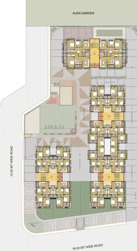  luxuria Block A B C and D Cluster Plan from 1st to 14th Floor
