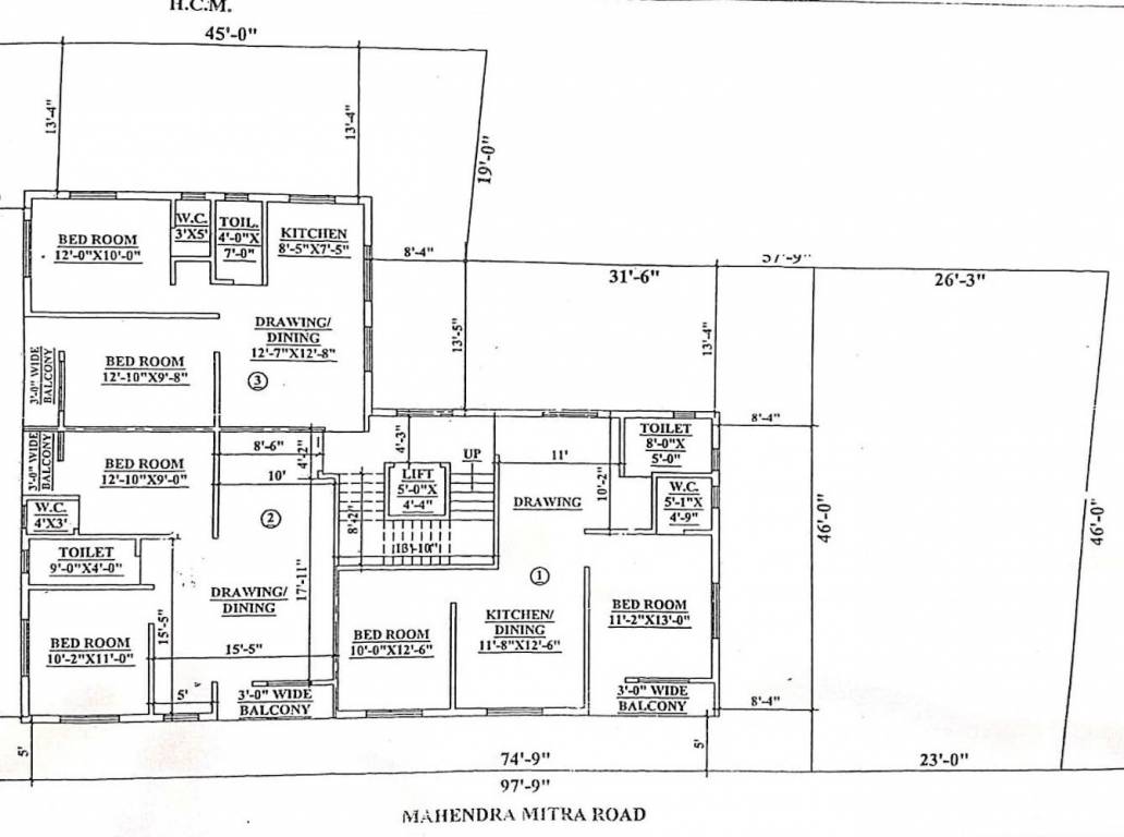  adrita enclave Adrita Enclave Cluster Plan For Typical Floor