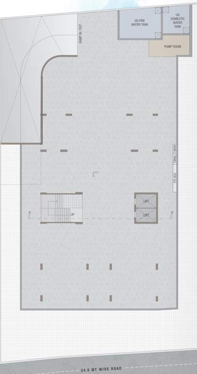  meera skyvue Meera Skyvue Cluster Plan for Basement