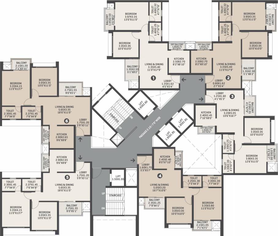  verve Tower 3 Cluster Plan From 2nd To 30th Floor
