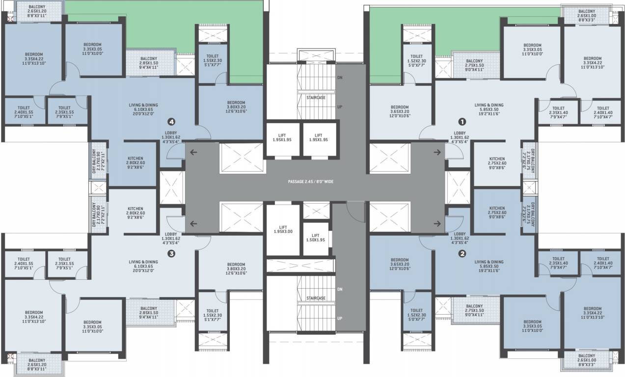  verve Tower 4 Cluster Plan For 2nd Floor
