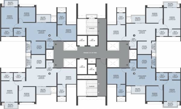 verve Tower 4 Cluster Plan From 3rd To 30th Floor