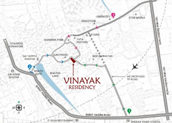 Location Plan vinayak-residency Location Plan