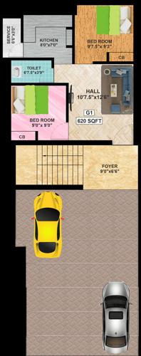  sai-castle-apartment Sai Castle Apartment Cluster Plan For Ground Floor
