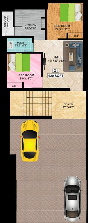  sai castle apartment Sai Castle Apartment Cluster Plan For Ground Floor