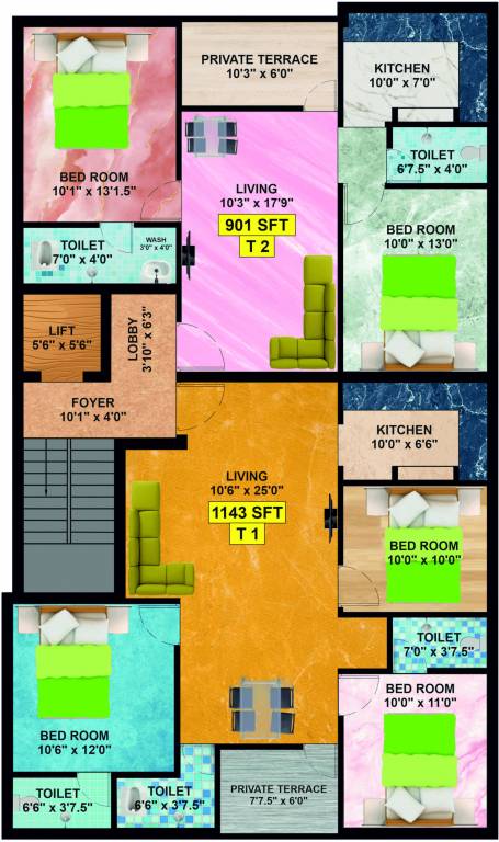  sai sky Sai Sky Cluster Plan For 3rd Floor