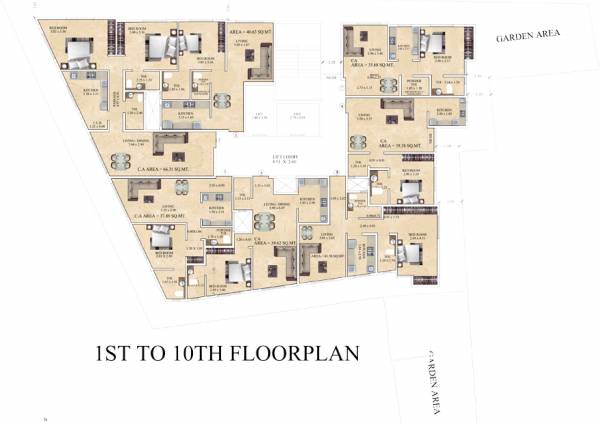  sapphire Sapphire Cluster Plan from 1st to 10th Floor