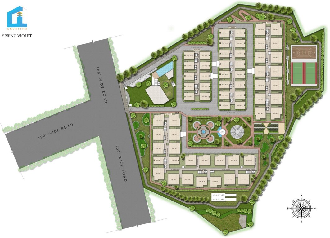  spring violet Layout Plan