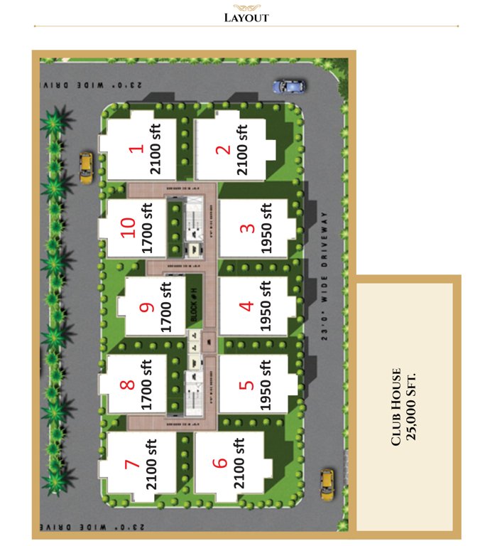  jewel crest Layout Plan