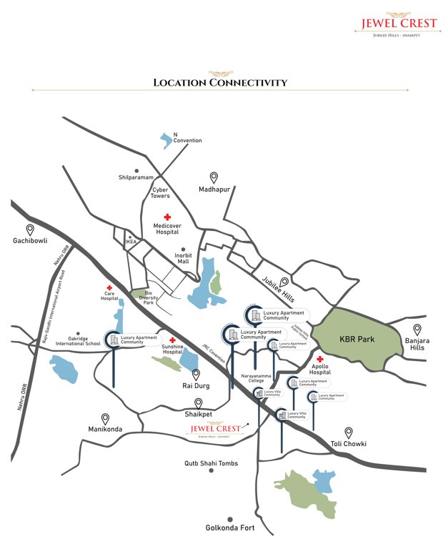  jewel crest Location Plan