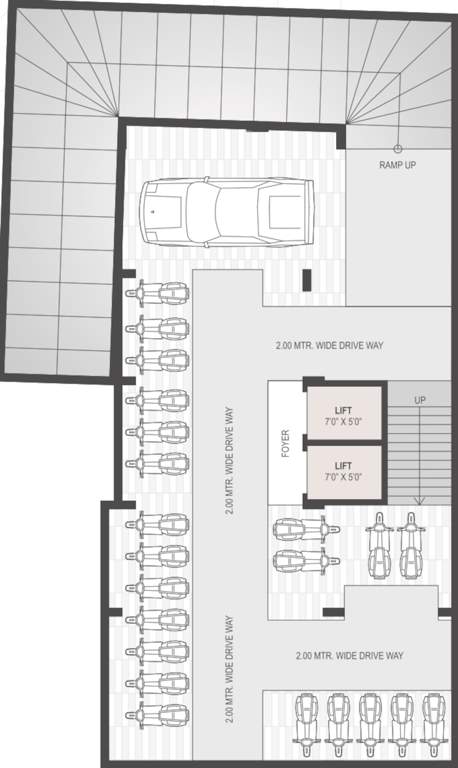  mizra residency Mizra Residency Cluster Plan for Basement
