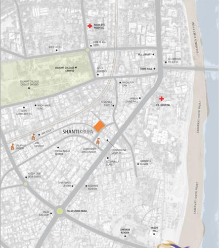  shantikrupa-residency Location Plan