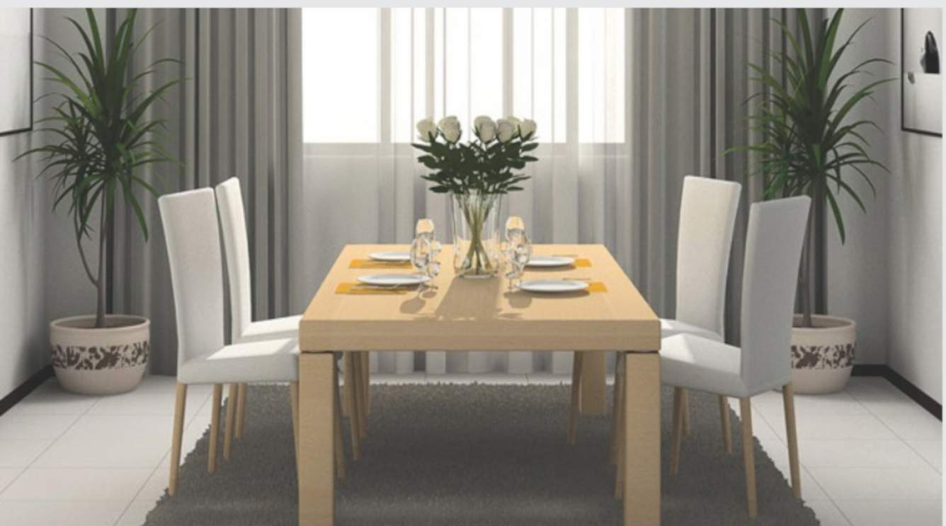  shantikrupa residency Dining Area