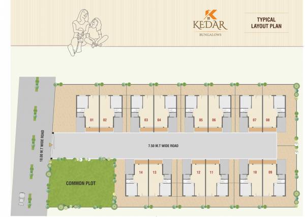  kedar-bunglows Layout Plan