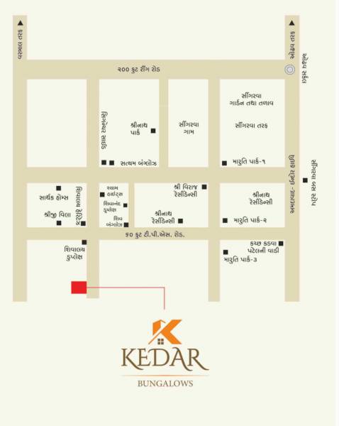  kedar-bunglows Location Plan