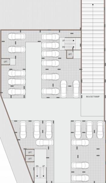  govardhan-prathna Block A Cluster Plan for Basement