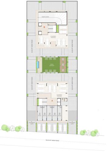  shree-vasundhara-royal-2 A, B Cluster Plan For Ground Floor