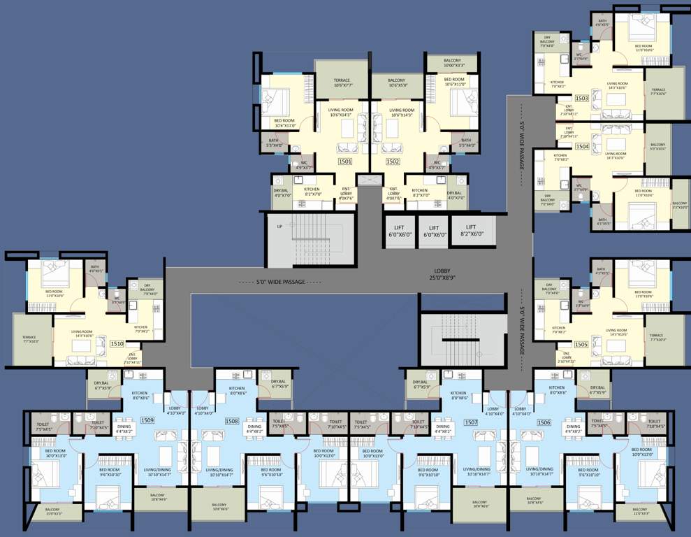  raanwa Raanwa Cluster Plan for 15th Floor